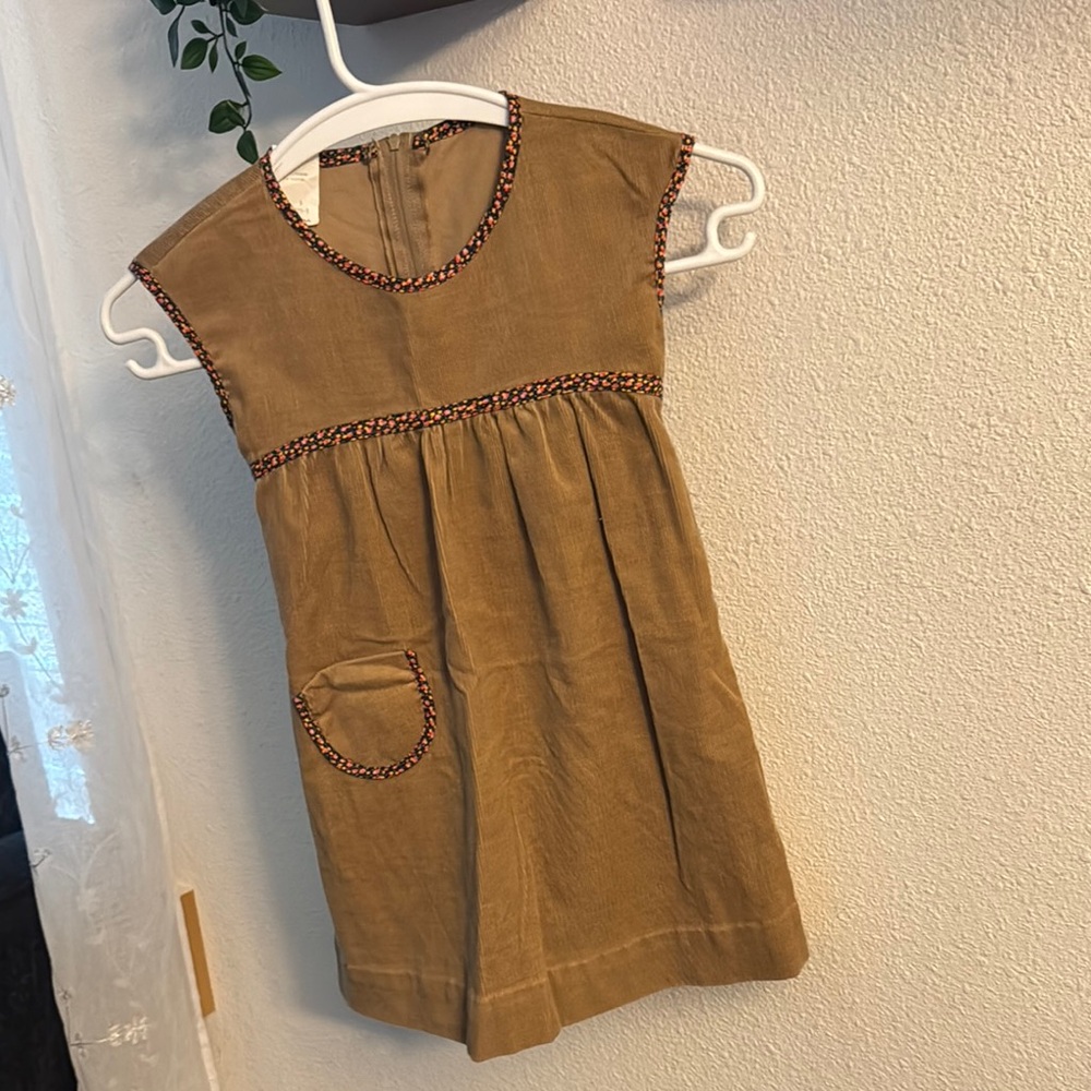 Kids Brown Dress vintage